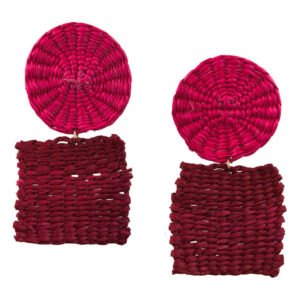 Boucles d'oreilles Zamora Rouge