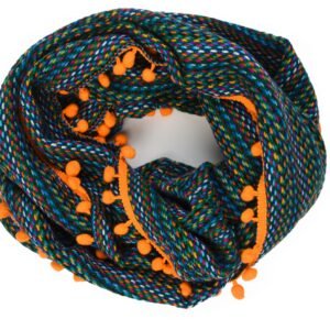 Snood Quilanga Naranja, vue roulée