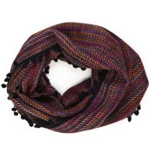 Snood Taisha Negro, vue roulée